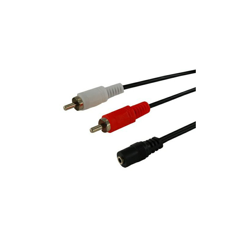 XTREME CAVO AUDIO-STEREO JACK 3.5MM F/2RCAM 0,2MT