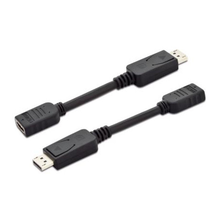 ADATTATORE DIGITUS CONNETTORE DP MASCHIO A HDMI FEMMINA 15CM