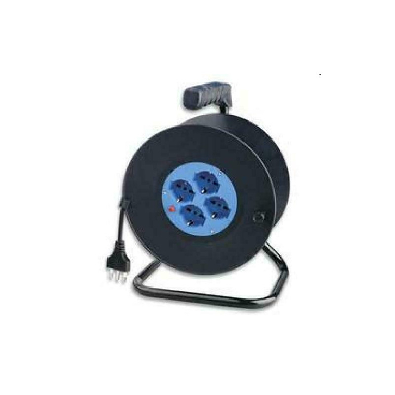 PROLUNGA MACHPOWER AVVOLGICAVO 15M 4 SCHUKO/10-16A SPINA ITA 16A