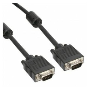 CAVO VGA M/M 3+4C CORE RAME 2*MAGNETIC RING NERO 10M CV-VGA-007